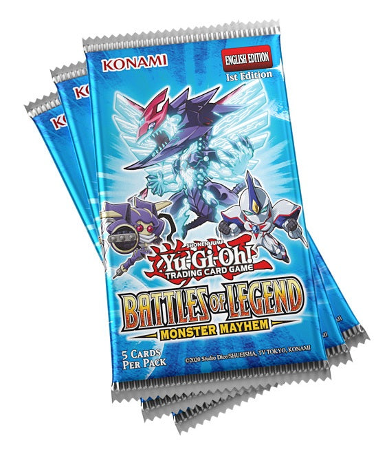 Yu-Gi-Oh! Pack de 3 Boosters Batailles de Légende : Le Tumulte des Monstres (Blister cartonné) FR