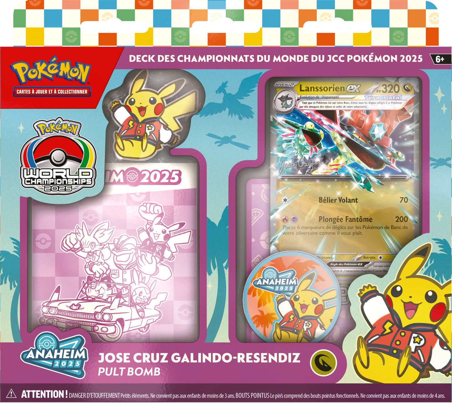Pokémon JCC : Decks des Championnats du Monde 2025 - FR (1x deck aléatoire)