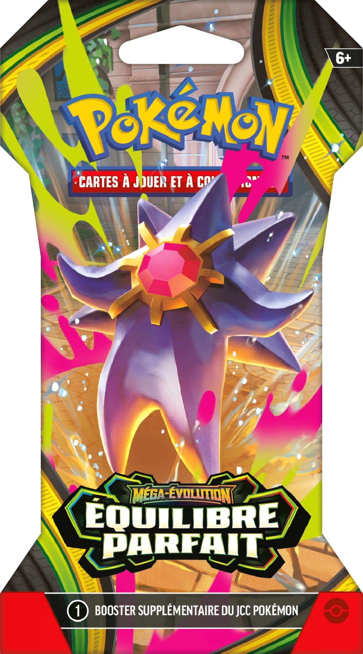 PRÉCOMMANDE - Pokémon JCC : Booster Cartonné ME03 Méga-Évolution Équilibre Parfait (1x Booster aléatoire) - FR