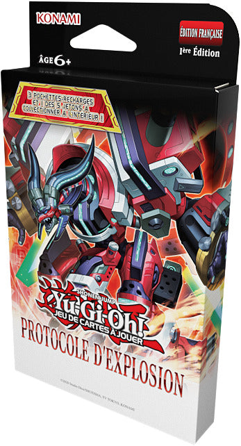 Yu-Gi-Oh! Pack de 3 Boosters Protocole d’Explosion - FR