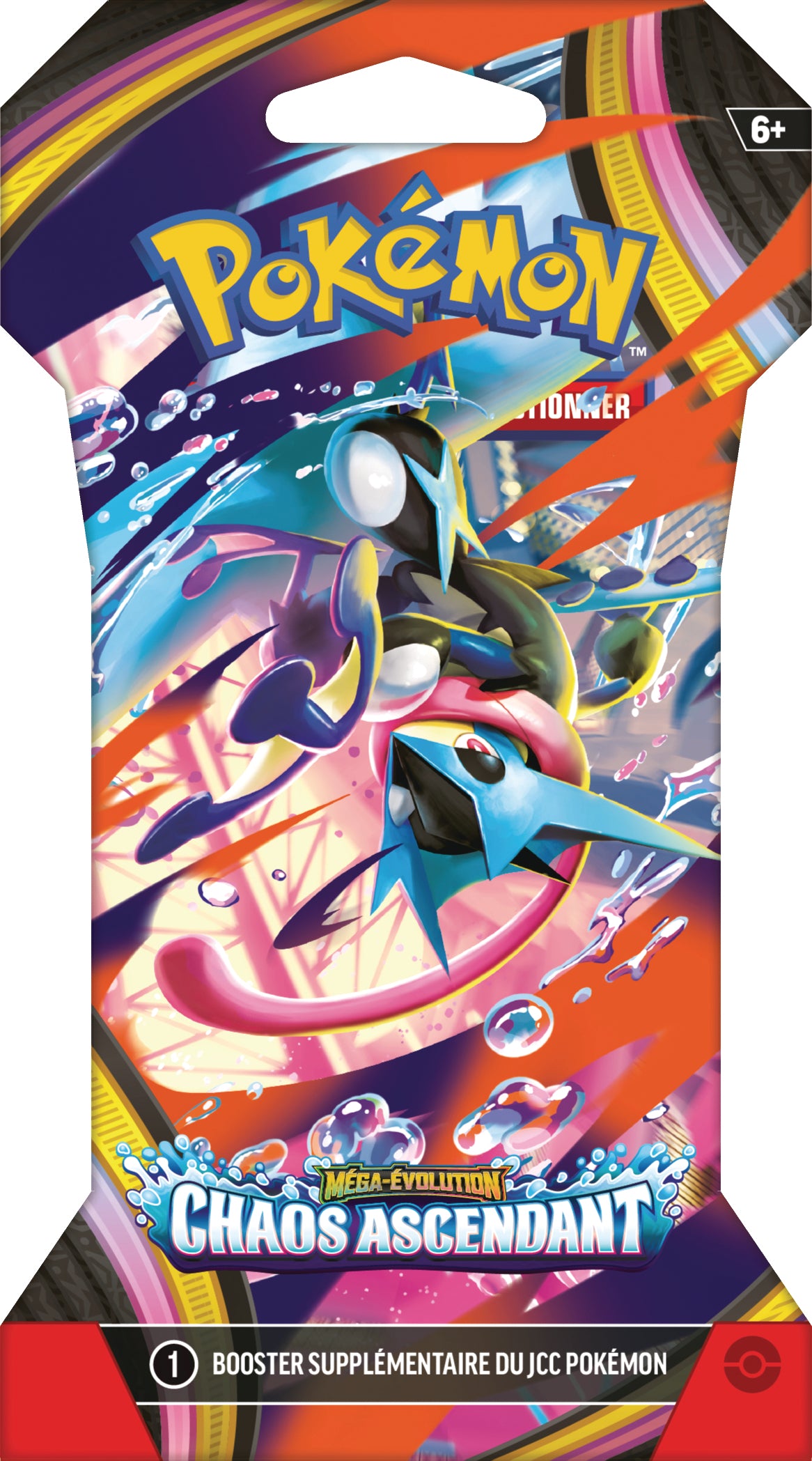 Pokémon JCC Pack de Booster cartonné ME04 Chaos Ascendant (1 Booster aléatoire) - FR