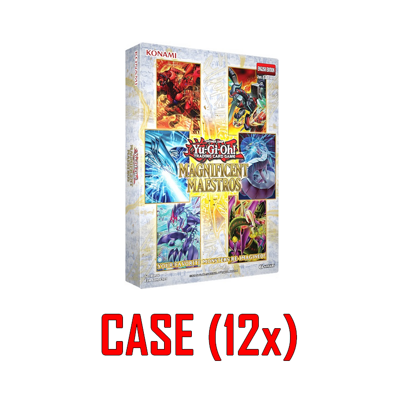 Précommande - Case de 12x Yu-Gi-Oh! Magnificent Maestros (Cardboard Tuckbox) - UK