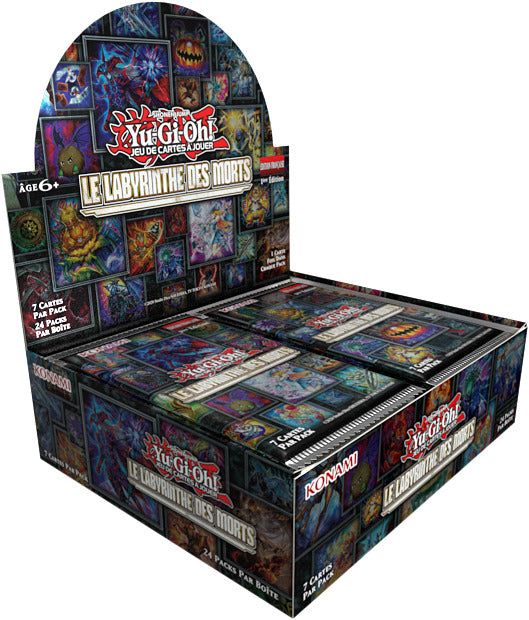 Yu-Gi-Oh!  Display de 24 Boosters Le Labyrinthe des Morts - FR