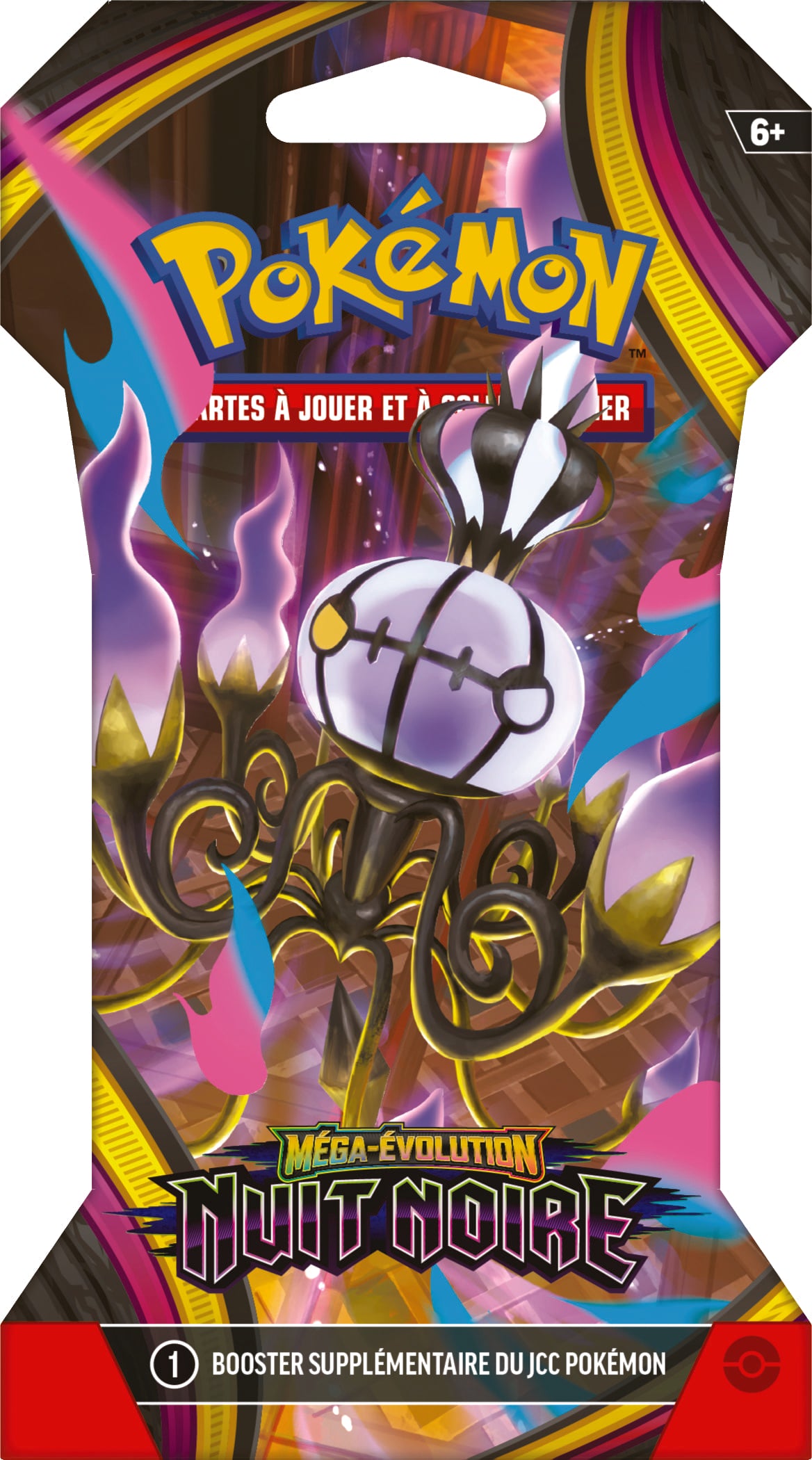 Pokémon JCC Pack de Booster cartonné ME05 Nuit Noire (1 Booster aléatoire) - FR