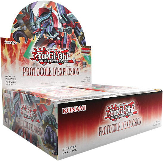 Yu-Gi-Oh!  Display de 24 Boosters Protocole d’Explosion - FR