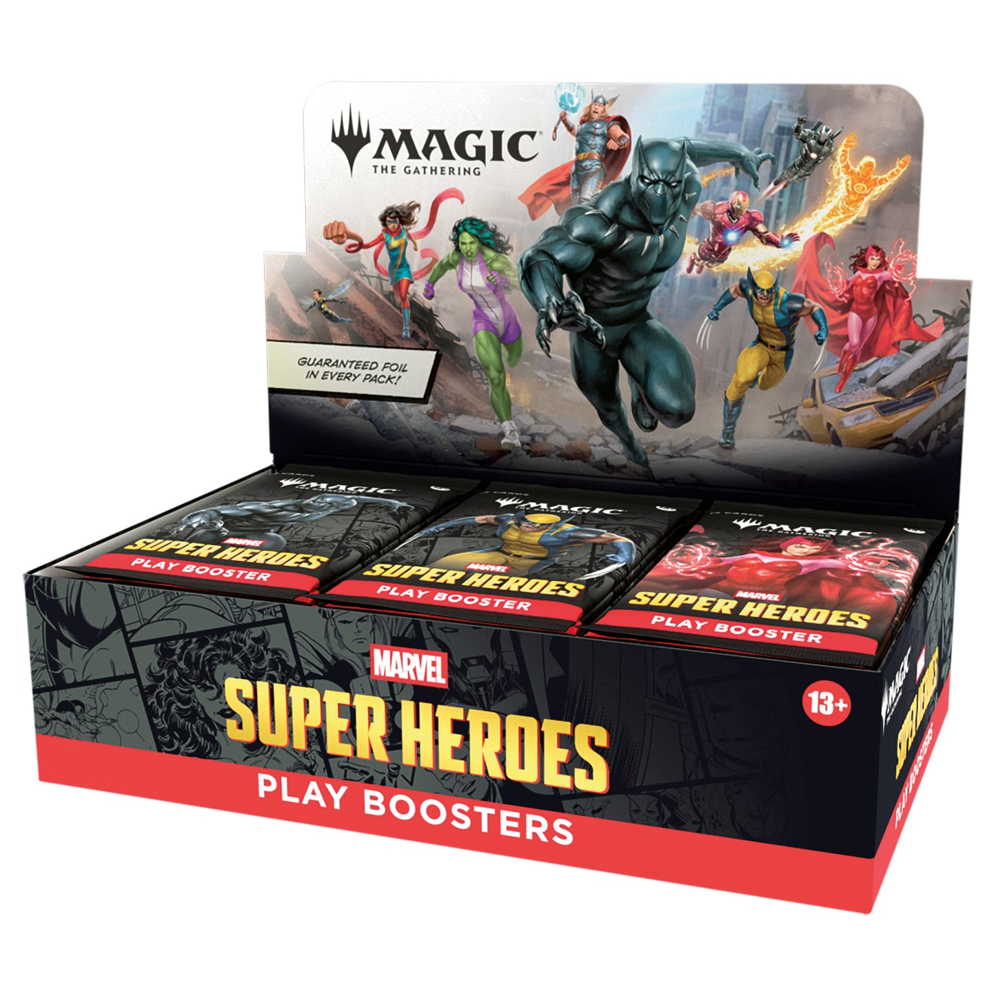 Magic: The Gathering Display de Boosters de jeu Marvel Super Heroes (30 Boosters) UK