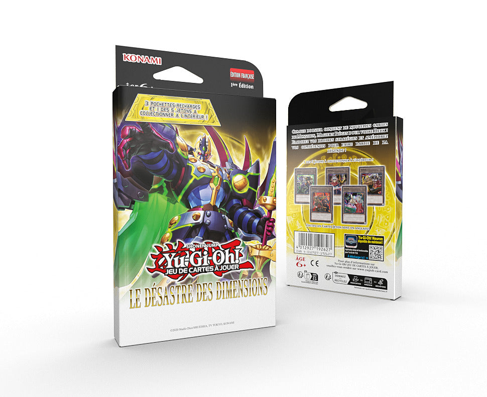 Yu-Gi-Oh! Pack de 3 Boosters Le Désastre des Dimensions FR.