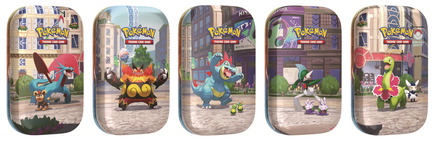 Pokémon JCC : Display Mini-Boites Mini Tins Méga-Évolution ME03 ME04 - FR