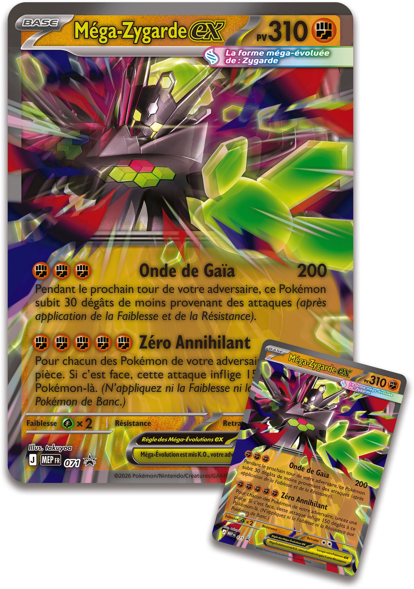 Pokémon JCC : Coffret Collection Premium  Méga-Zygarde EX - FR