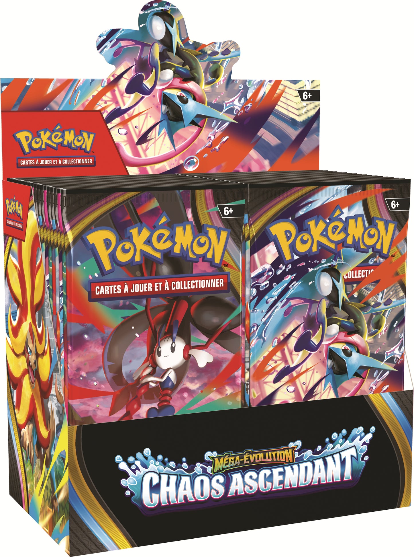 Pokémon JCC : Display x36 Booster ME04 Méga-Évolution Chaos Ascendant - FR