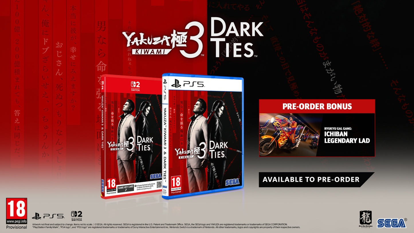 Yakuza Kiwami 3 & Dark Ties Playstation 5 PS5