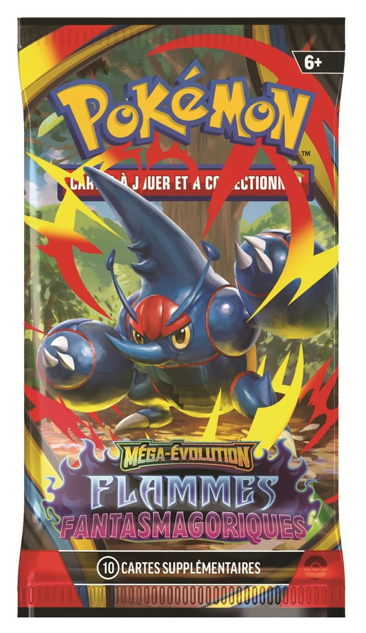 Pokémon JCC : Booster ME02 Méga-Évolution Flammes Fantasmagoriques - FR