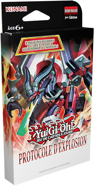 Yu-Gi-Oh! Pack de 3 Boosters Protocole d’Explosion - FR