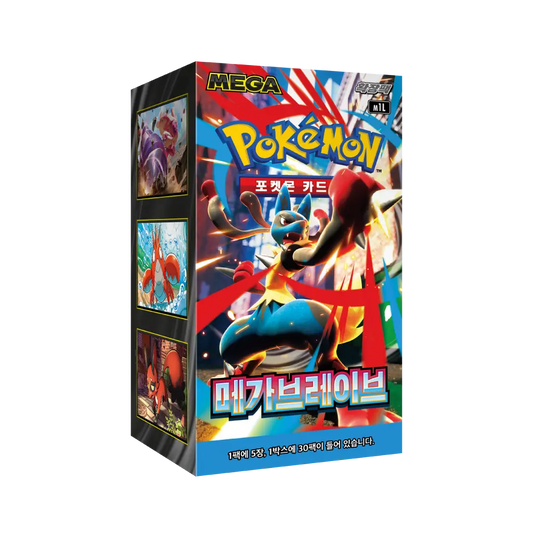 Pokémon : Display x30 Booster M1L Mega Brave - KR Coréen