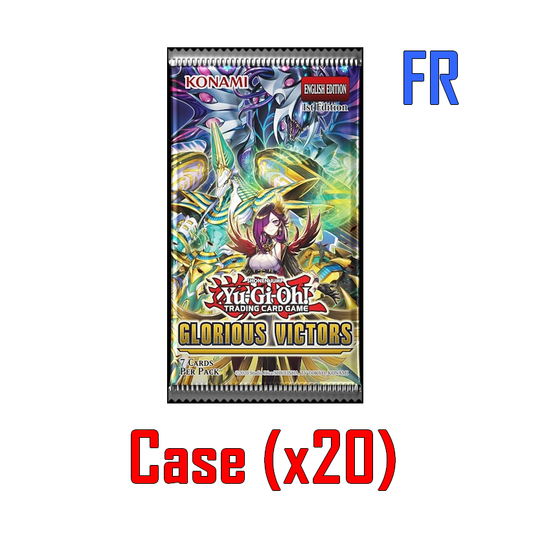 Précommande - Case de 20x Yu-Gi-Oh! Blister Cartonné Glorious Victors - FR