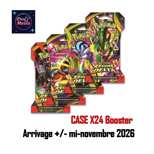 Case 24x Pokémon JCC : Pack de Booster cartonné ME06 Règne Delta (1x Booster aléatoire) - FR