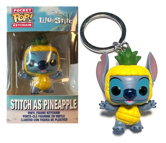 DISNEY - Lilo & Stitch - Pocket Pop Keychain - Stitch Ananas