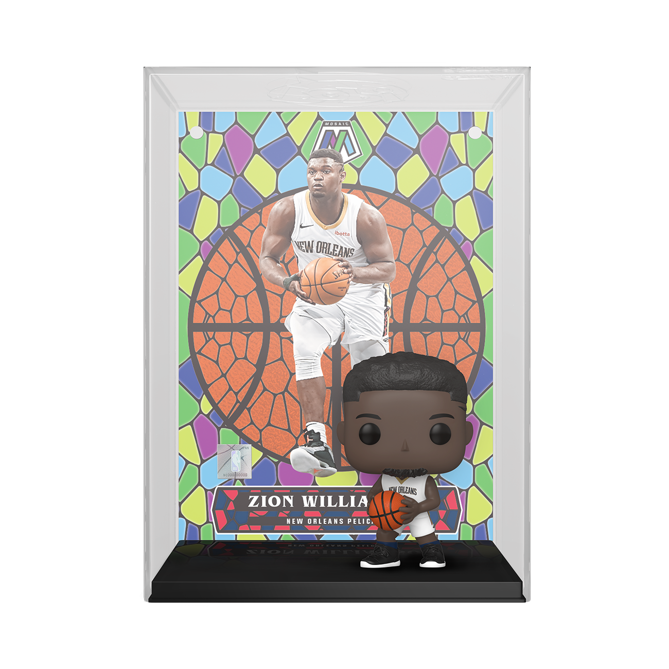 Figurine Funko Pop NBA - POP Trading Cards N° 18 - Zion Williamson (Mosaic)