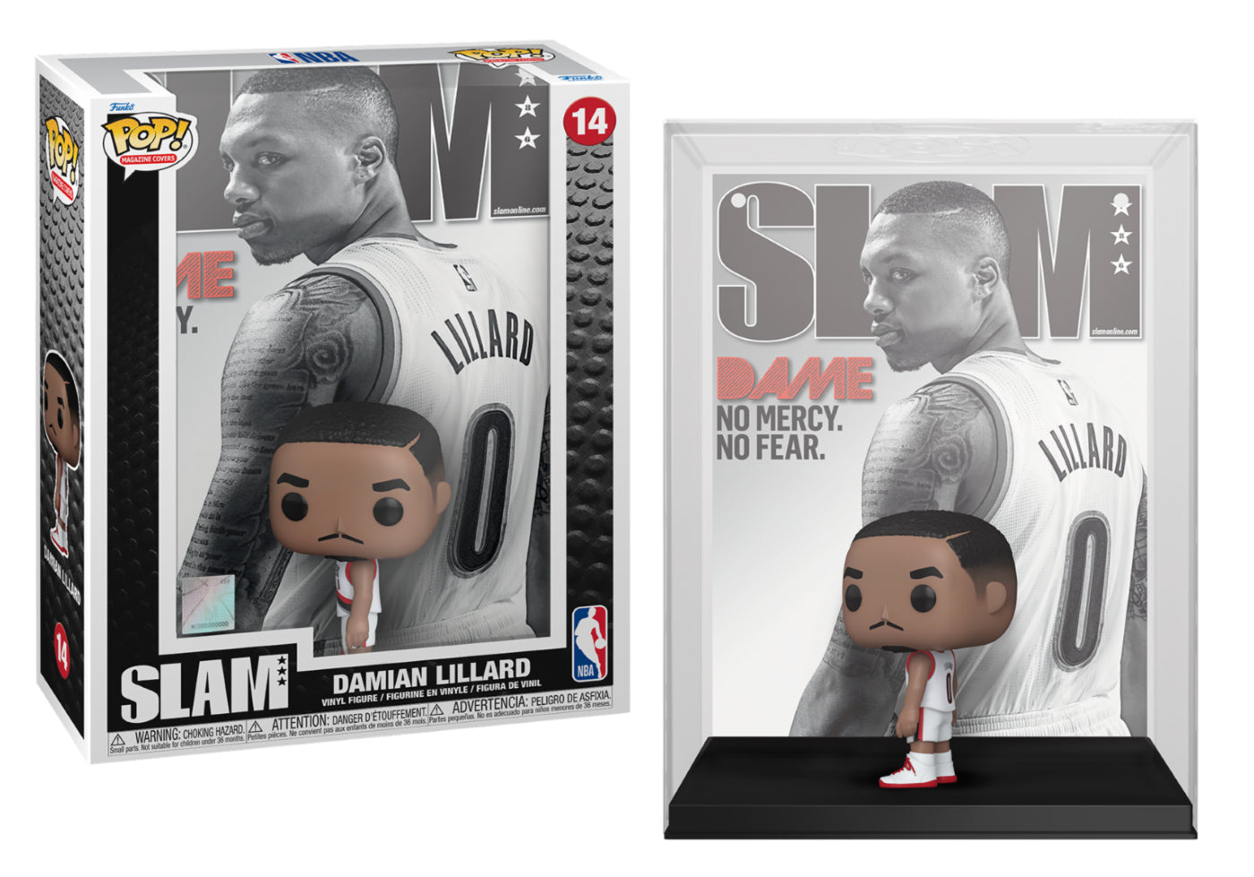 Figurine Funko Pop NBA - POP NBA Cover Slam N° 14 - Damian Lillard