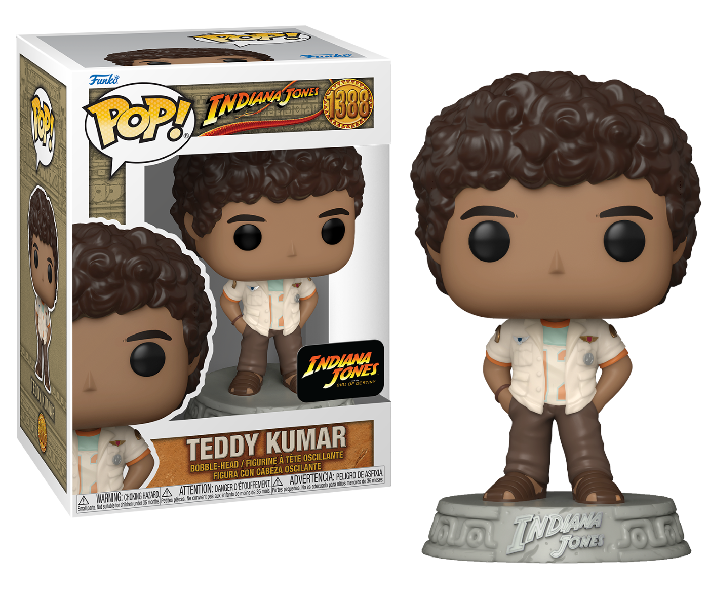 Figurine Funko Pop Indiana Jones 1388 Teddy Kumar