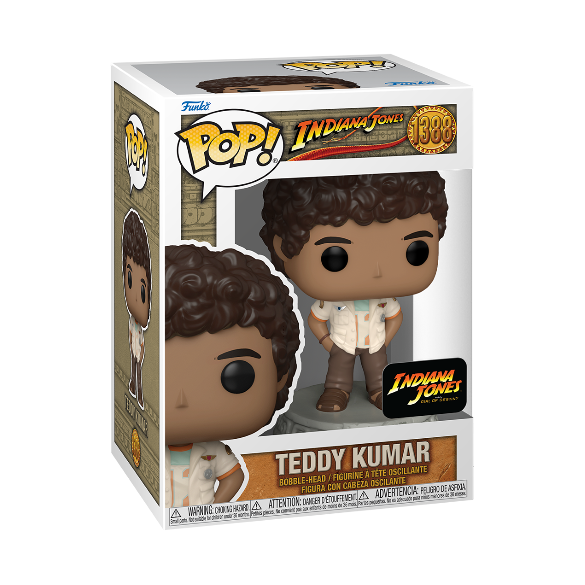 Figurine Funko Pop Indiana Jones 1388 Teddy Kumar