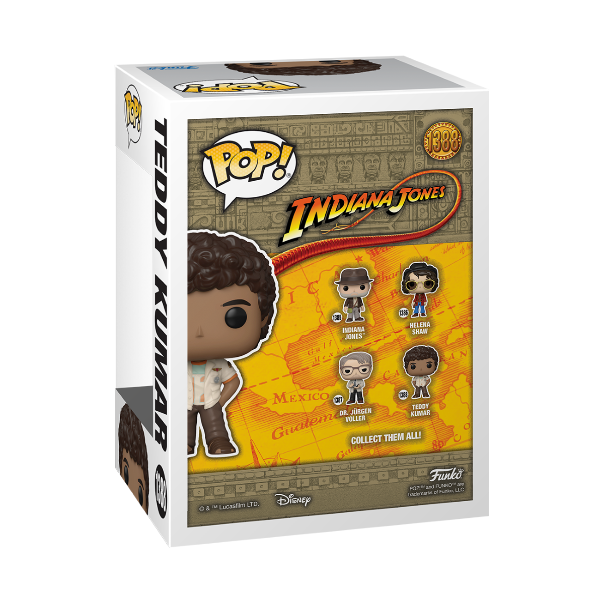 Figurine Funko Pop Indiana Jones 1388 Teddy Kumar