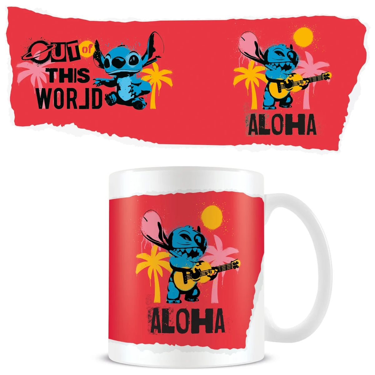 Mug Lilo & Stitch Aloha 315ml Céramique - Pyramid