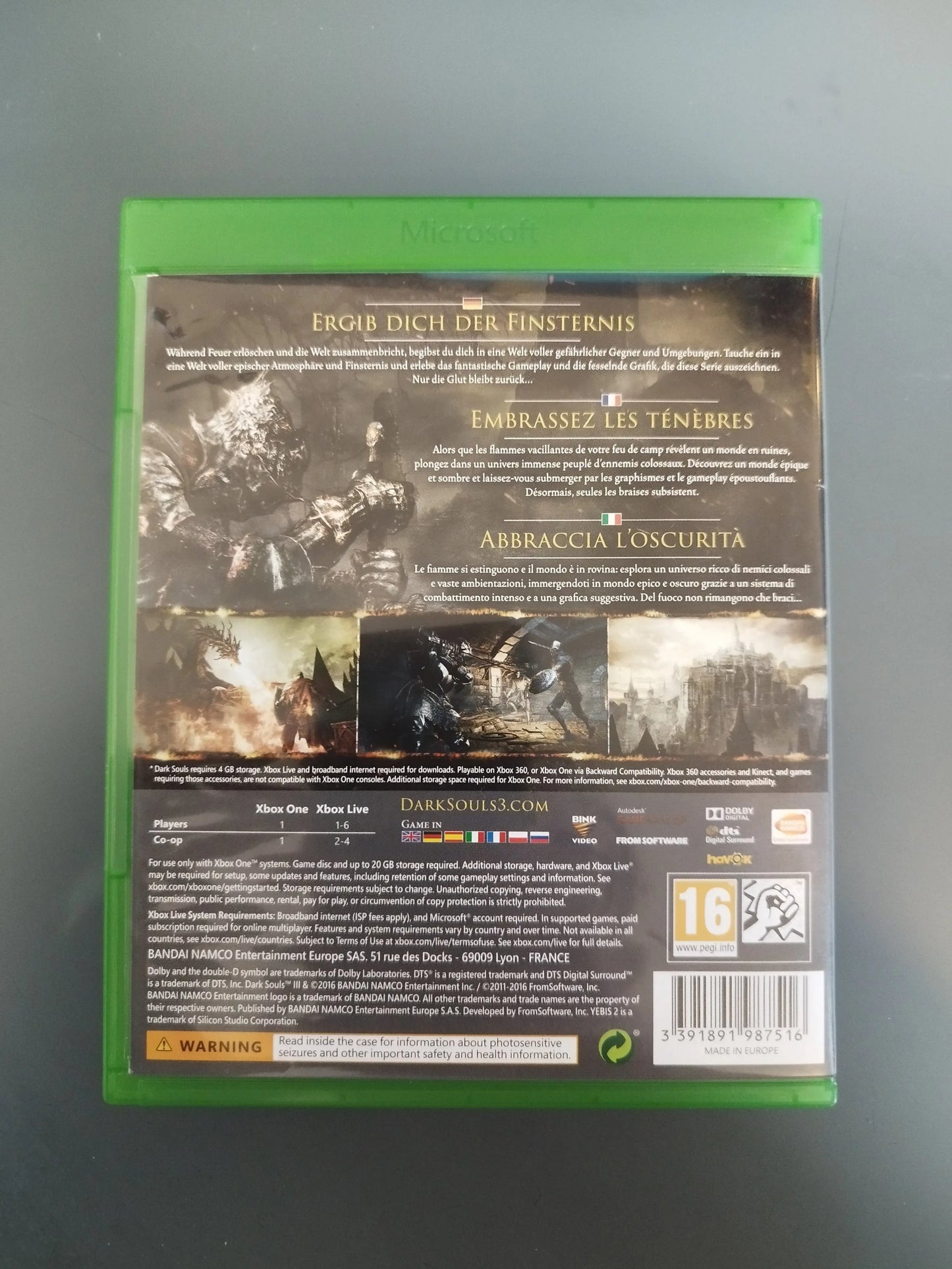 Dark Souls 3 XBOX ONE - Occasion