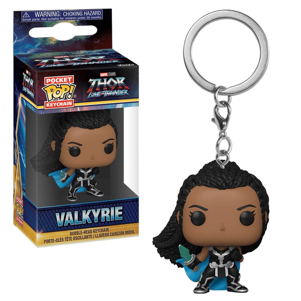 Porte-clés Funko Pop Pocket Keychain Marvel Studios Thor Love & Thunder Valkyrie