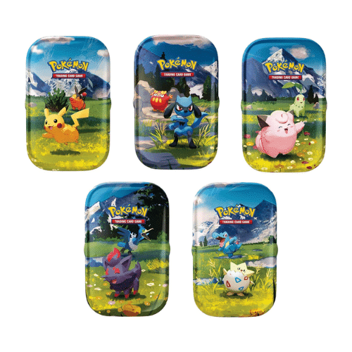 Pokémon JCC : Mini-Boites Mini Tins Méga-Évolution ME2.5 Héros Transcendants 1x Boite Aléatoire FR