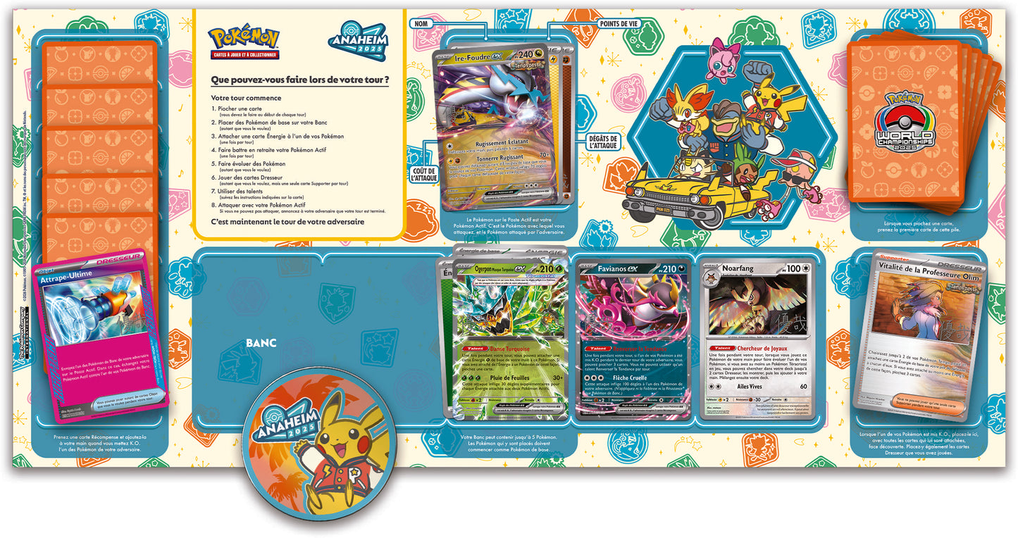 Pokémon JCC : Decks des Championnats du Monde 2025 - FR (1x deck aléatoire)