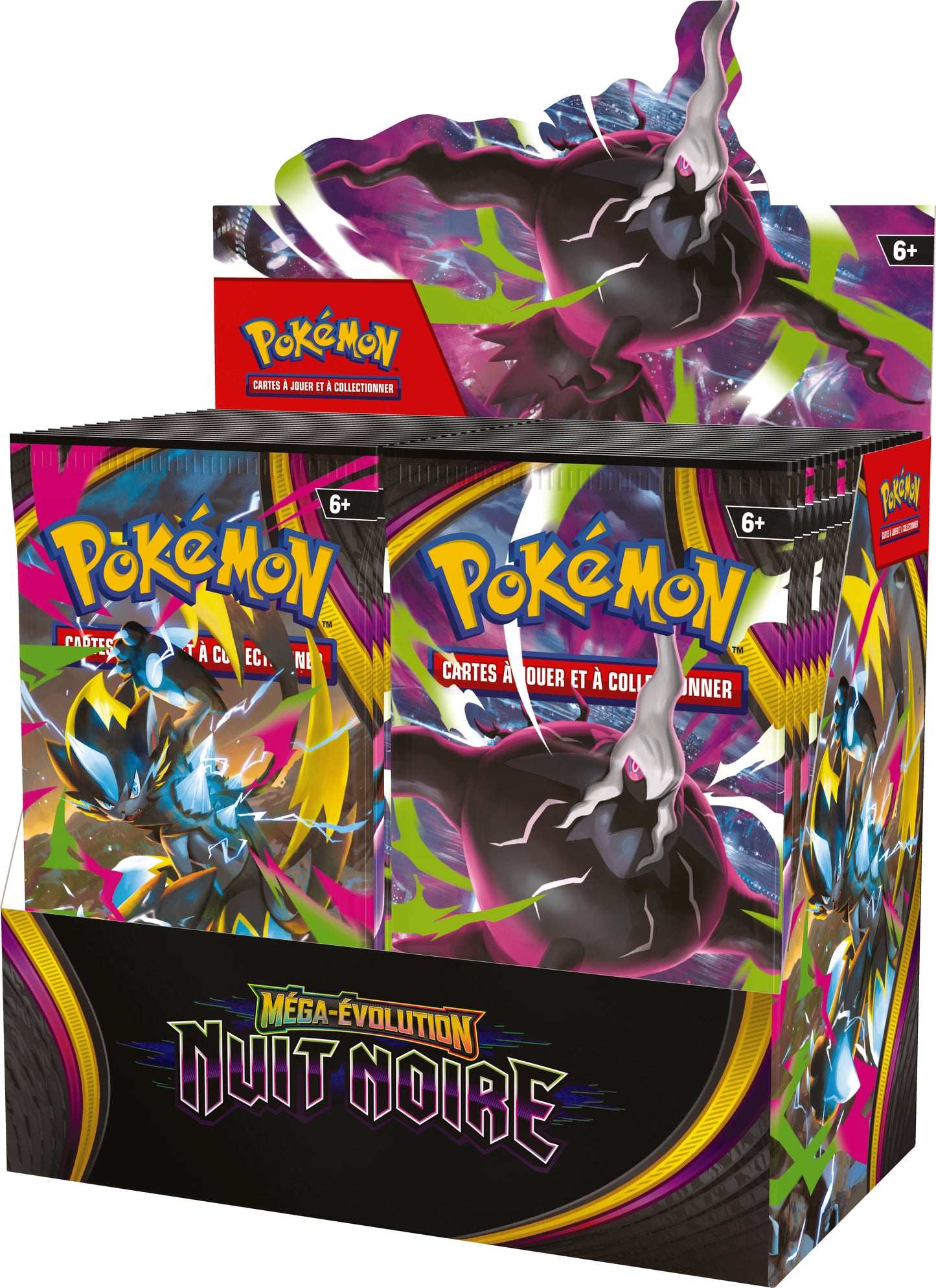 Pokémon JCC : Display x36 Booster ME05 Méga-Évolution Nuit Noire - FR