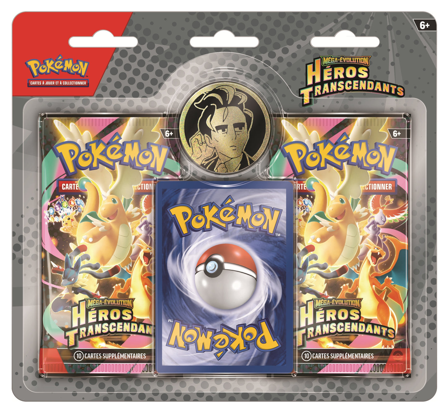 Pokémon JCC Pack de 2 boosters Méga-Évolution ME2.5 Héros Transcendants Dodoala d’Okuba  FR