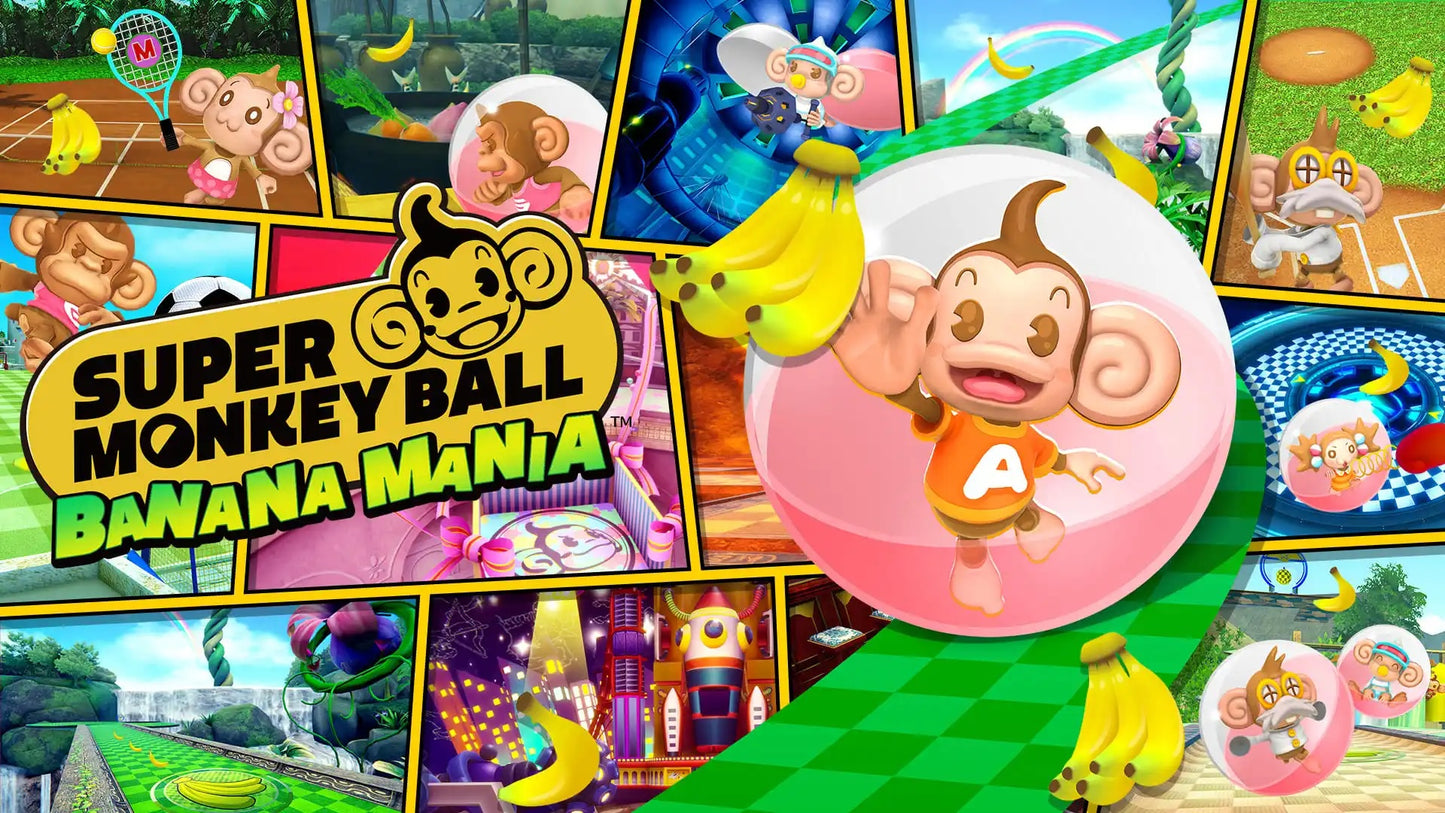 Super Monkey Ball Banana Mania Anniversary Edition (Code-in-a-box)  Nintendo Switch