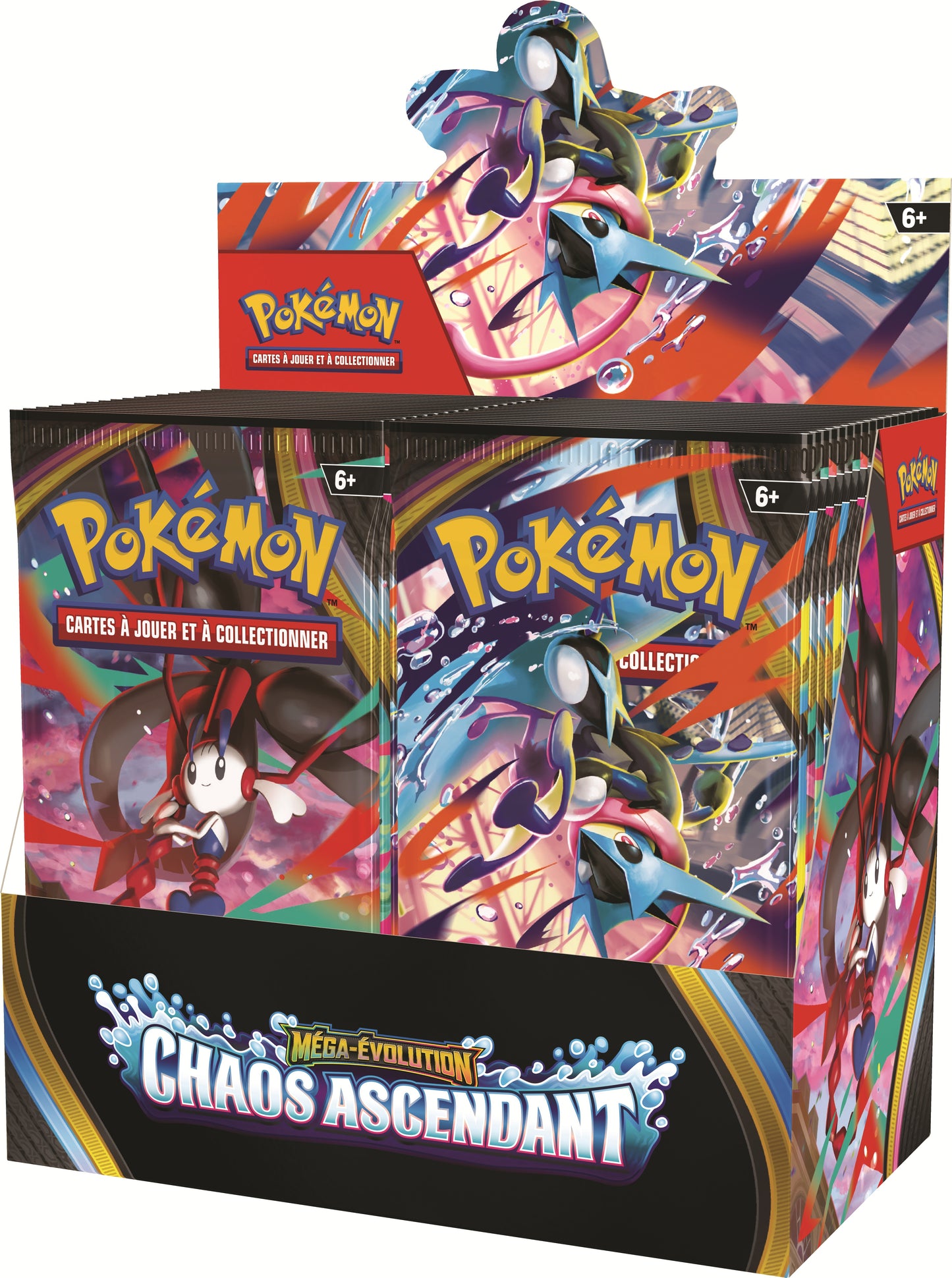 Pokémon JCC : Display x36 Booster ME04 Méga-Évolution Chaos Ascendant - FR