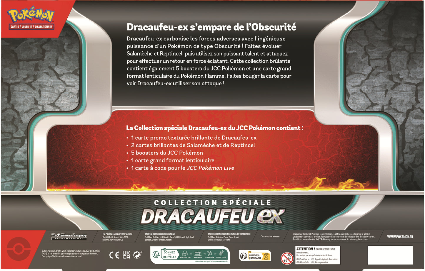 Pokémon : Collection Spéciale Dracaufeu EX FR