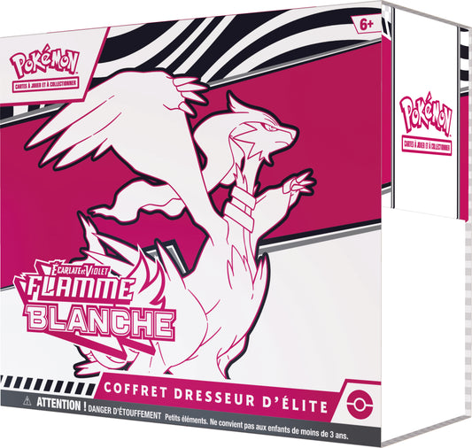 Pokémon JCC : Coffret Dresseur d'Élite Écarlate et Violet - EV 10.5 Flamme Blanche - FR
