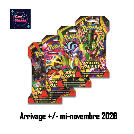 Pokémon JCC :  Pack de Booster cartonné ME06 Règne Delta (Art Set) - FR