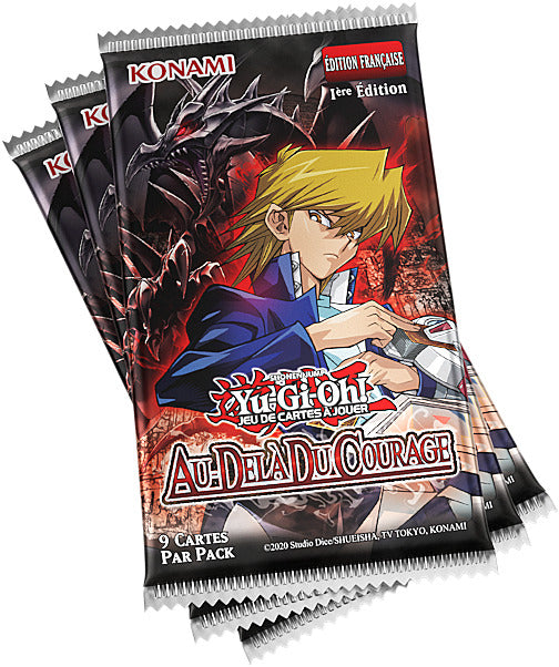 Yu-Gi-Oh! Pack de 3 Boosters (Boite cartonnée) Au-Delà du Courage - FR