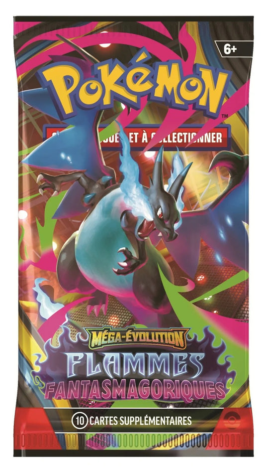Pokémon JCC : Booster ME02 Méga-Évolution Flammes Fantasmagoriques - FR
