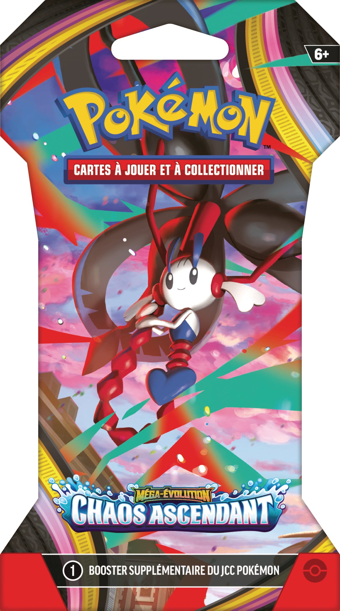 Pokémon JCC Pack de Booster cartonné ME04 Chaos Ascendant (1 Booster aléatoire) - FR