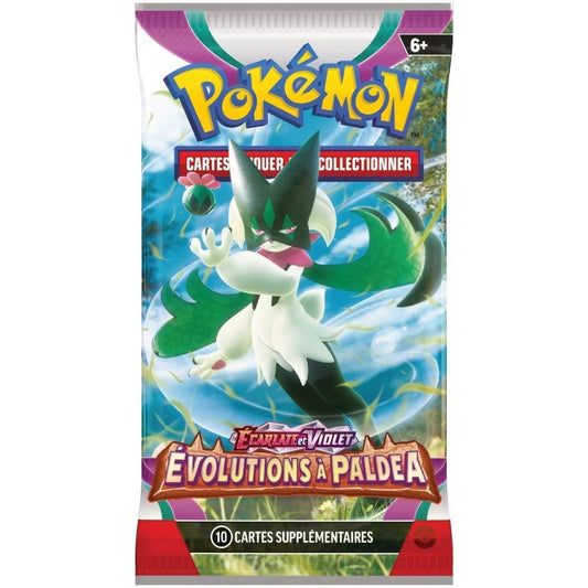 Pokémon JCC : Booster EV02 Ecarlate et Violet Évolutions à Paldea - FR