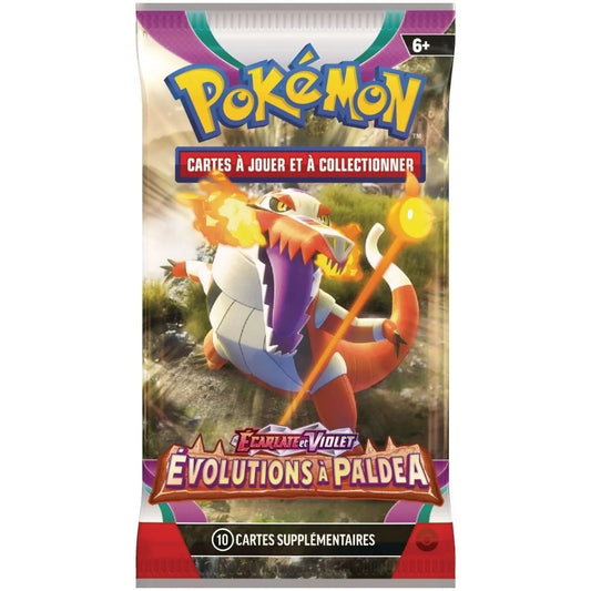 Pokémon JCC : Booster EV02 Ecarlate et Violet Évolutions à Paldea - FR