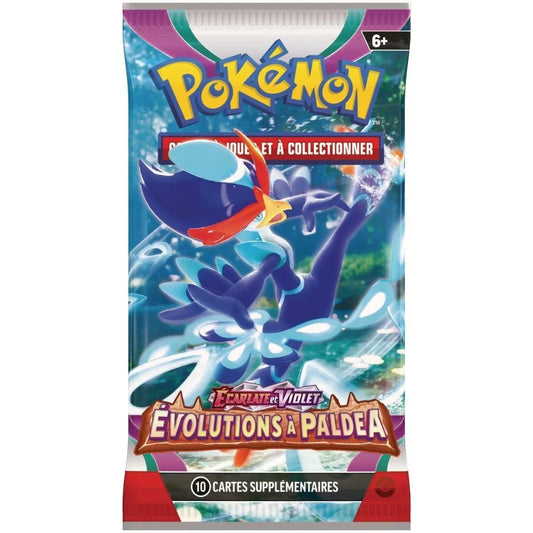 Pokémon JCC : Booster EV02 Ecarlate et Violet Évolutions à Paldea - FR