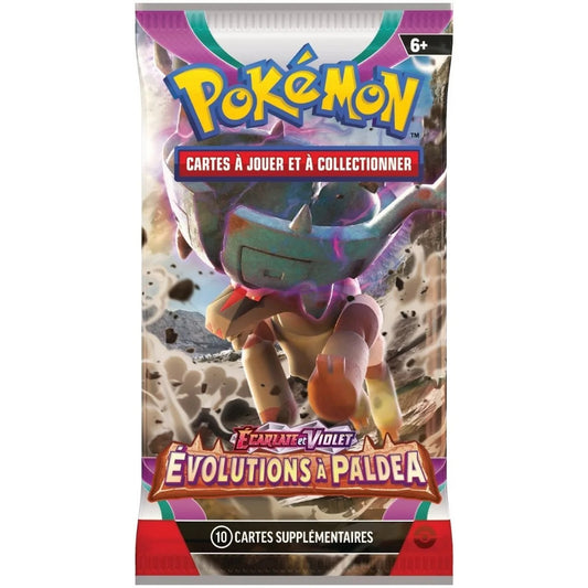 Pokémon JCC : Booster EV02 Ecarlate et Violet Évolutions à Paldea - FR
