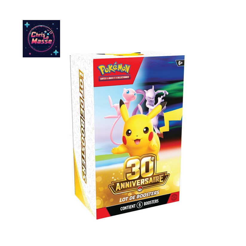 Pokémon JCC : Bundle 6 boosters 30 ans Pokémon - FR