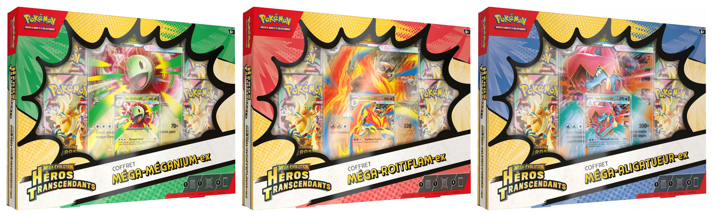 Pokémon JCC : Coffret Ex Méga-Evolution M2.5 Héros Transcendants (1x Coffret Aléatoire) - FR