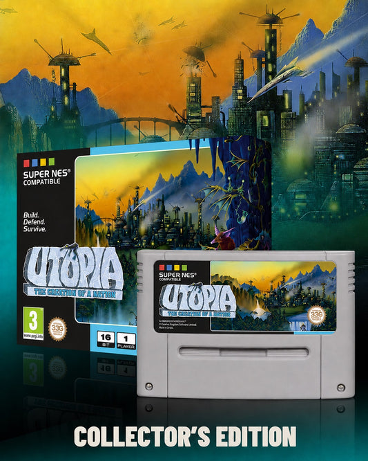 Utopia : The Creation of a Nation - Collector's Edition - Super NES