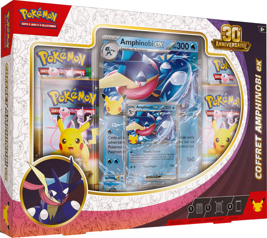 Pokémon JCC : Coffret 30 ans Amphinobi-EX - FR