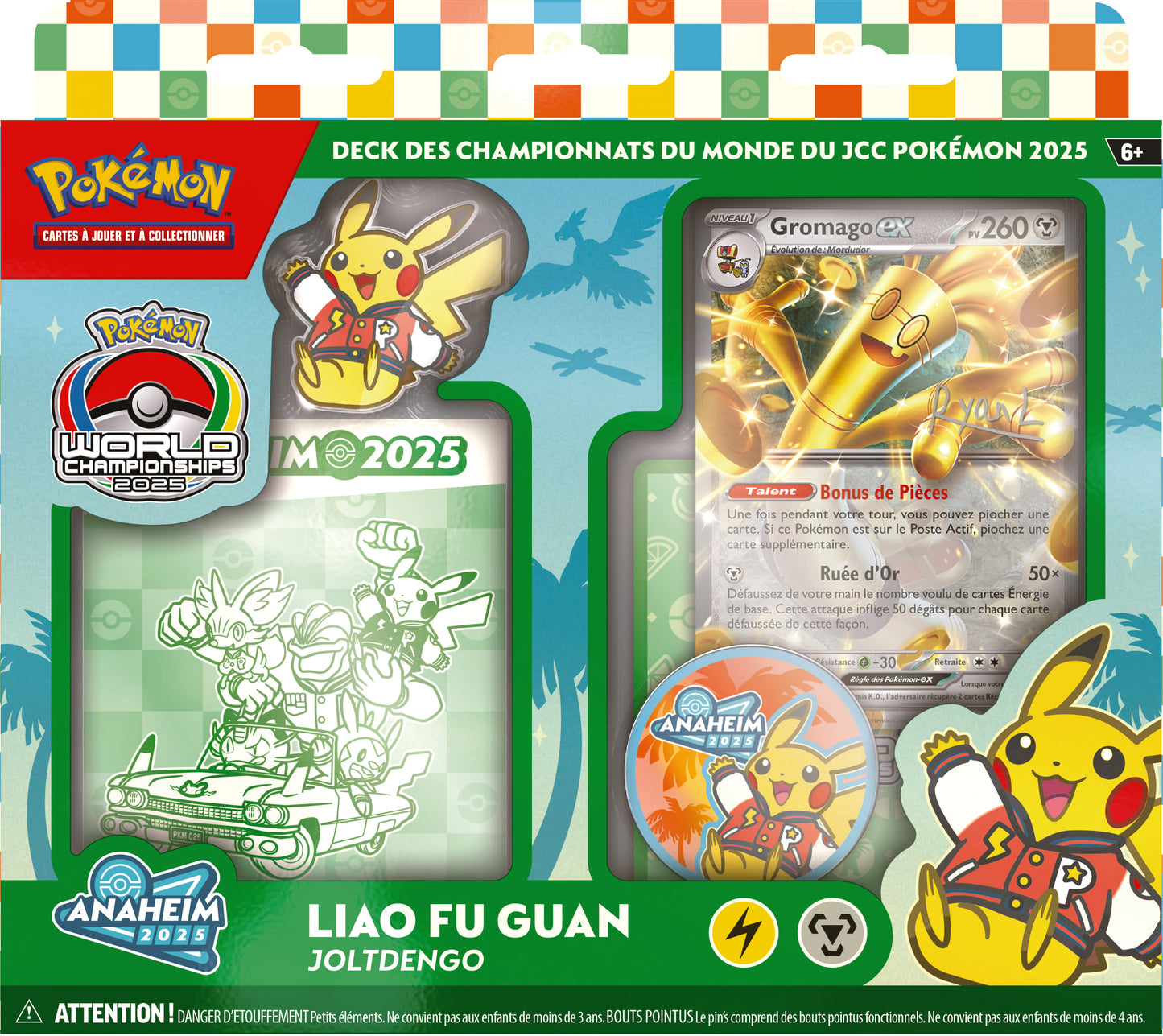 Pokémon JCC : Decks des Championnats du Monde 2025 - FR (1x deck aléatoire)